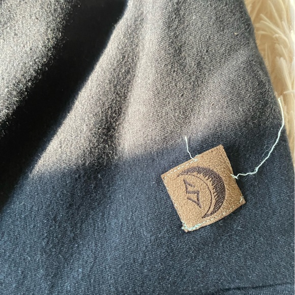 Handmade Black Hemp Stretch gauchos by Sinew Moon - Picture 2 of 3